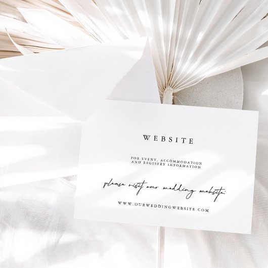 Kaart voor eenvoudige minimalistische behuizing vo