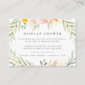 Kaart voor Eige Floral Display Shower (Voorkant)