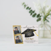 kaart voor elegante Afstuderen behuizing (Staand voorkant)