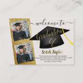 kaart voor elegante Afstuderen behuizing (Voorkant)