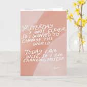 Kaart voor elke gelegenheid (Gele Bloem)