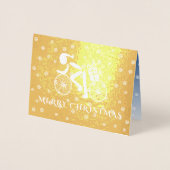 Kaart voor favoriete kerstcyclus aangepaste tekst  (Voorkant)