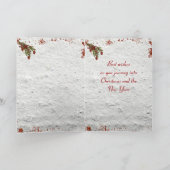 Kaart voor feestelijke 3d kerstfeestdag (Binnen)