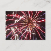 Kaart voor Fireworks Wedding RSVP-respons (Achterkant)
