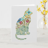 Kaart voor flessenvlees (Gele Bloem)