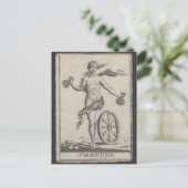 Kaart voor forensenverkoop, Antiek tarot (Staand voorkant)