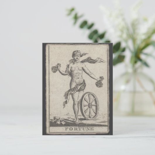 Kaart voor forensenverkoop, Antiek tarot (Staand voorkant)