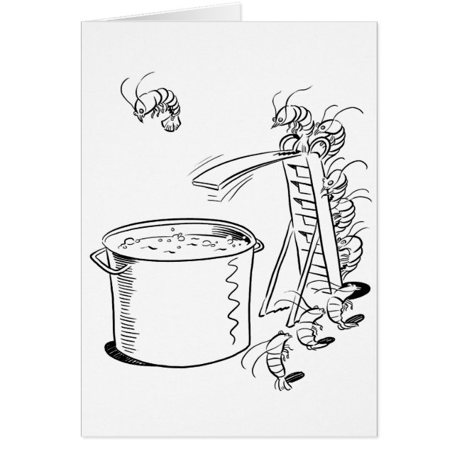 Kaart voor garnalen (Voorkant)