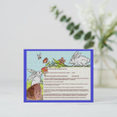 Kaart voor gebotteld rampaasrecept (Staand voorkant)