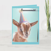 Kaart voor geitenverjaardag (Voorkant)