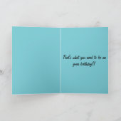 Kaart voor geitenverjaardag (Binnen)