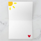 Kaart voor gepersonaliseerde regenboogweersomstand (Binnen)