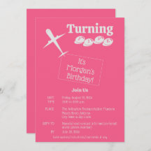 Kaart voor gepersonaliseerde verjaardagsuitnodigin