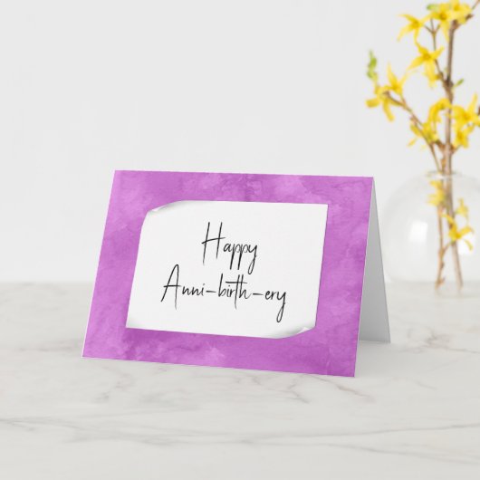 Kaart voor geperste papierdag (Gele Bloem)