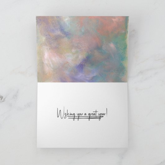 Kaart voor geperste papierdag (Binnen)