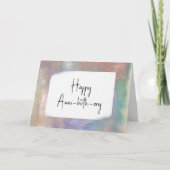 Kaart voor geperste papierdag (Voorkant)