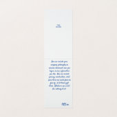 Kaart voor getentte marinescherm en grijze driehoe visitekaartje (Binnenkant ongevouwen)