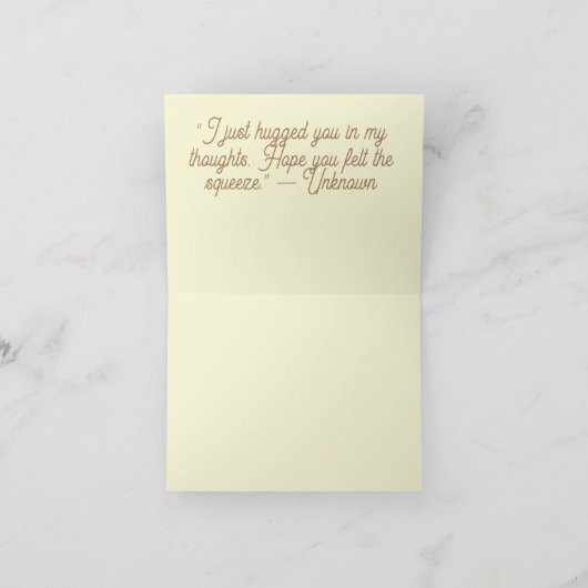 Kaart voor gevouwen notities: Puppy's gedachten (Binnen)