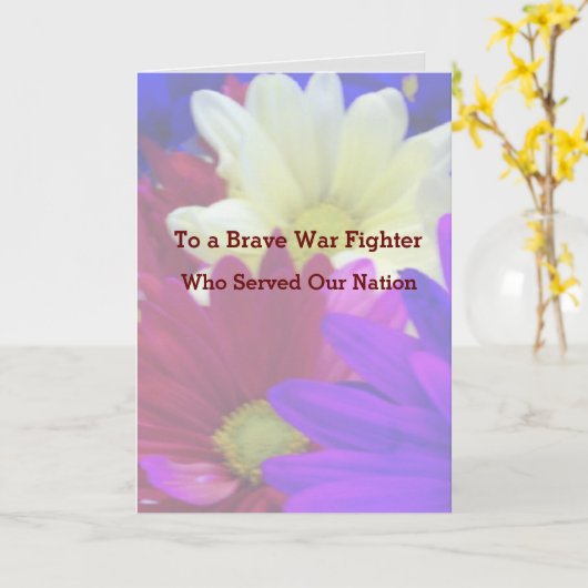 Kaart voor goed bemoedigend militair gebruik (Gele Bloem)