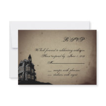Kaart voor  Gothic House Wedding Response