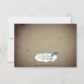 Kaart voor  Gothic House Wedding Response (Achterkant)