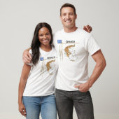 Kaart voor Griekenland + vlag + titel T-shirt (Unisex)