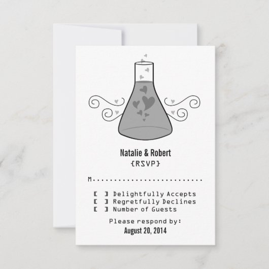 Kaart voor grijze zoete chemie (Voorkant)