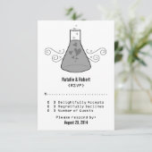 Kaart voor grijze zoete chemie (Staand voorkant)