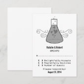 Kaart voor grijze zoete chemie (Voorkant / Achterkant)