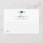 Kaart voor groen Afstuderen advies (Voorkant)