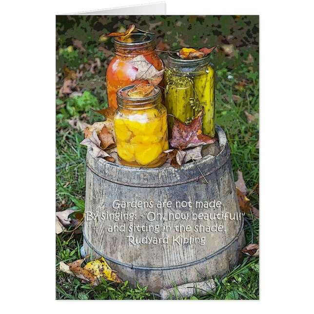 Kaart voor groenten (Voorkant)