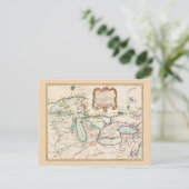  kaart voor Grote Meren (Staand voorkant)