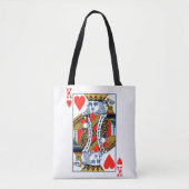 Kaart voor harten tote bag (Voorkant)