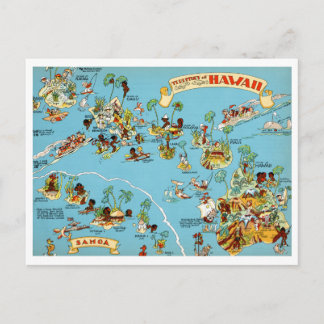 kaart voor Hawaii Funny