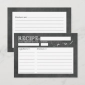 Kaart voor hergebruik van Chalkboard (Voorkant / Achterkant)