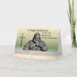 Kaart voor het 25e Jubileum van Orde