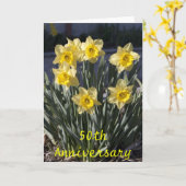 kaart voor het 50-jarig bestaan (Gele Bloem)