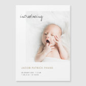 Kaart voor het aankondigen van een magnetische geb (Voorkant)