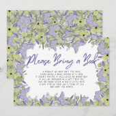 Kaart voor het aanvragen van een Baby shower voor (Voorkant / Achterkant)