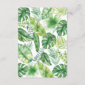 Kaart voor het aanvragen van oerwoud Book, Elephan (Achterkant)