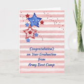 Kaart voor het Afstuderen van het Opstartkamp van  (Voorkant)