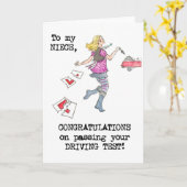 Kaart voor het autorijden van de Test voor Niece (Gele Bloem)