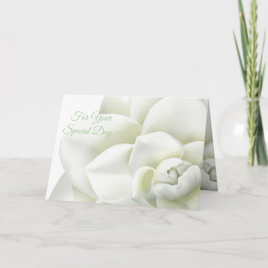 Kaart voor het brouwen op de speciale dag (Voorkant)