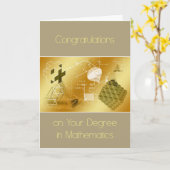 Kaart voor het graden in wiskunde (Gele Bloem)