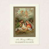 Kaart voor het herdenkingsgebed tijdens de kerstbe (Voorkant)