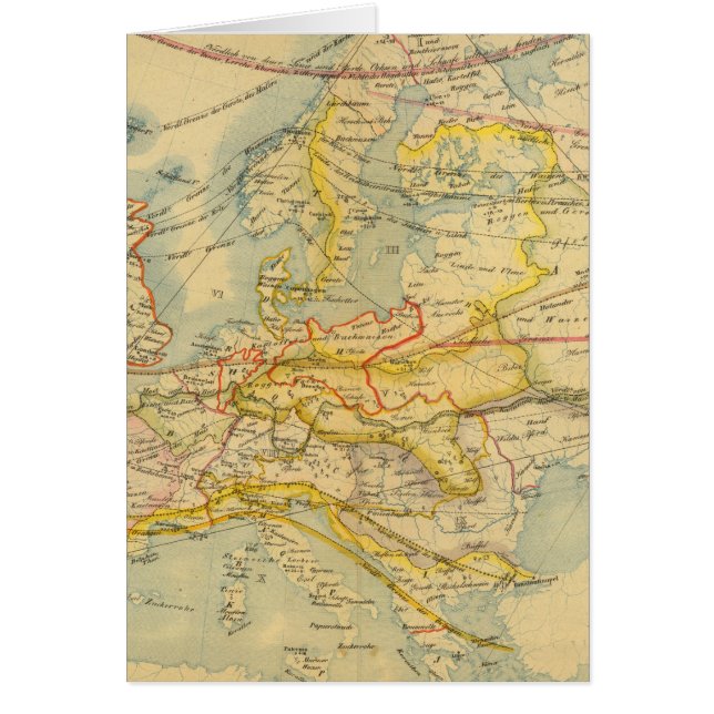 Kaart voor het klimaat in Europa (Voorkant)