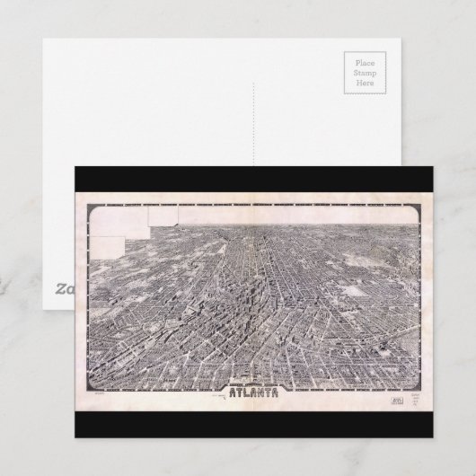 Kaart voor het luchtverkeer van Atlanta Georgia (1 (Voorkant / Achterkant)