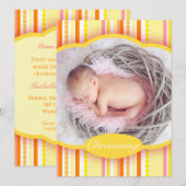 Kaart voor het maken van een proeffotoaankondiging (Voorkant / Achterkant)