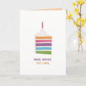 Kaart voor het maken van gegeten eet (Gele Bloem)