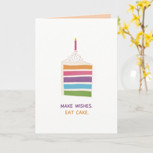 Kaart voor het maken van gegeten eet (Gele Bloem)